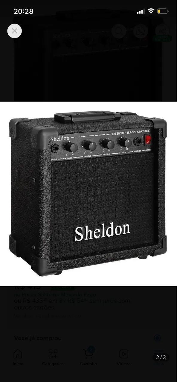 Cubo para baixo (amplificador)