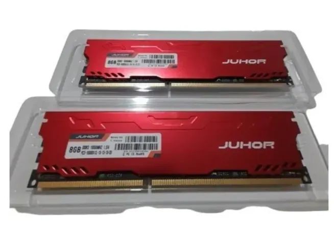 Memória Ram Ddr3 8Gb Pc3-15000u Gamer ''Juhor'' 1866Mhz São 2X8Gb = 16GB "novas"