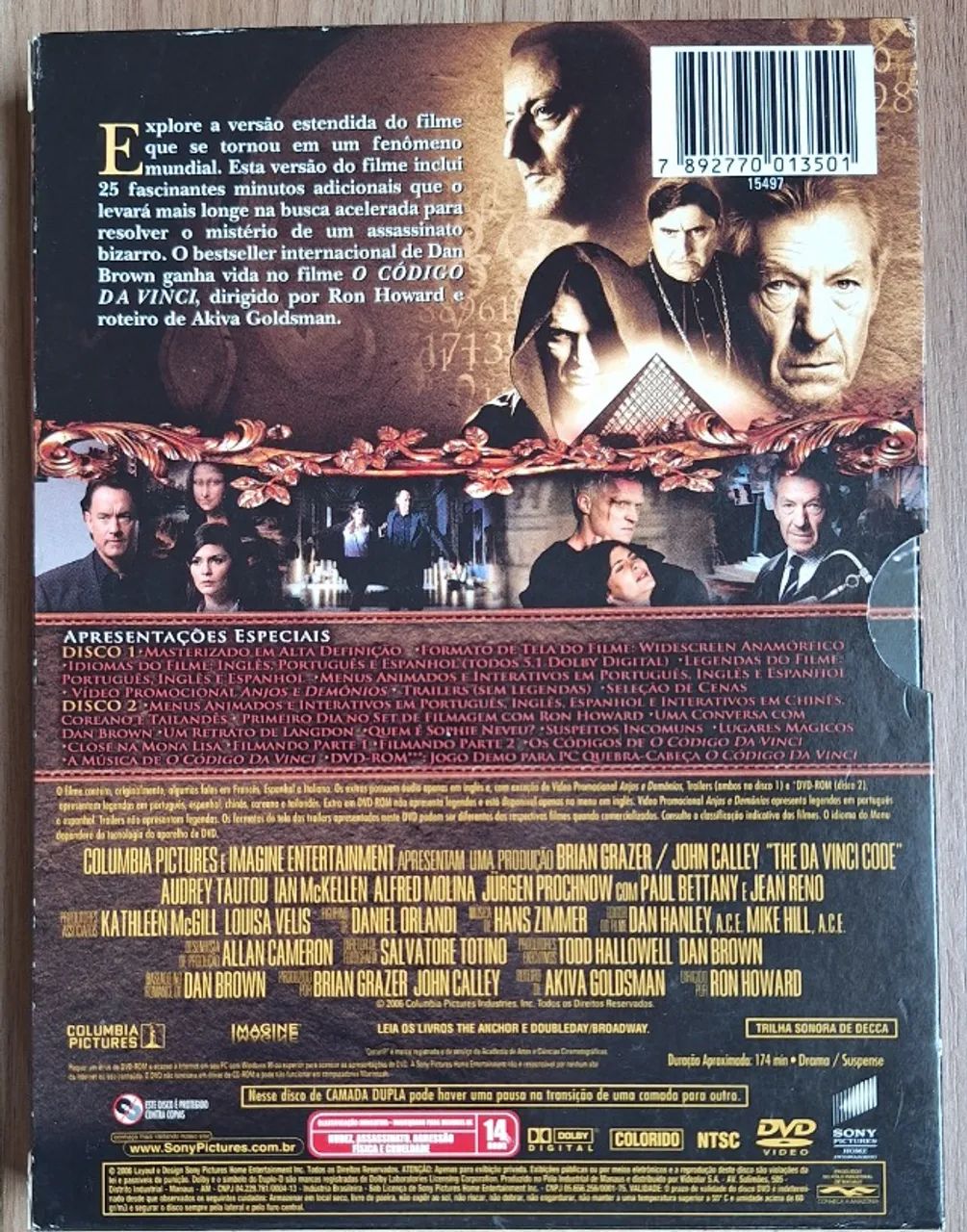 DVD - O Código Da Vinci - Foto 3