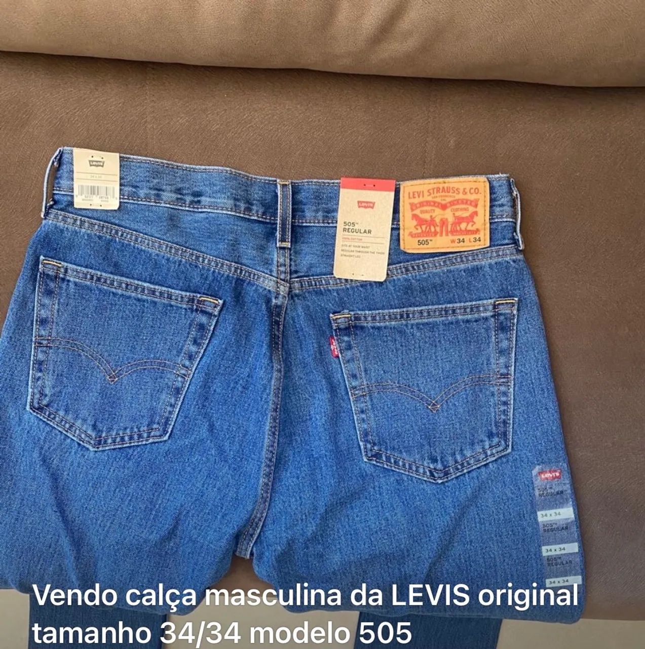 Calça jeans masculina original Levis  - Foto 2