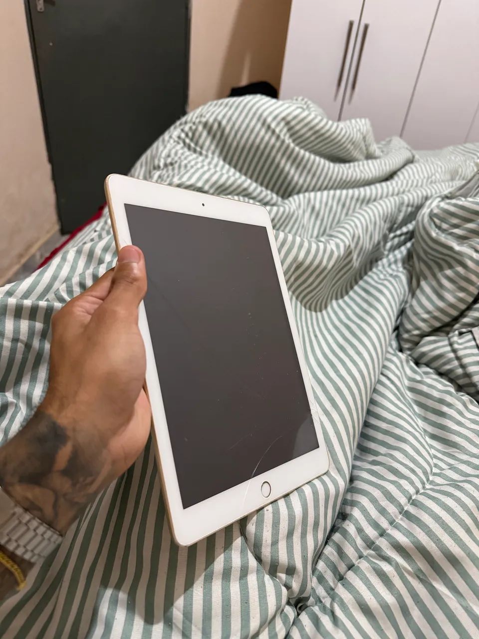 Vendo iPad pegando tudo normal apenas tela trincada 