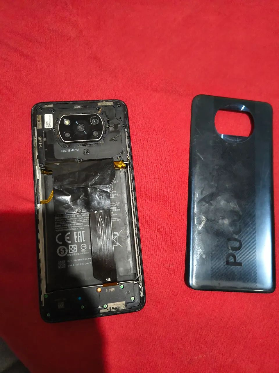 Xiaomi Poco X3  para retirar peça  - Foto 2