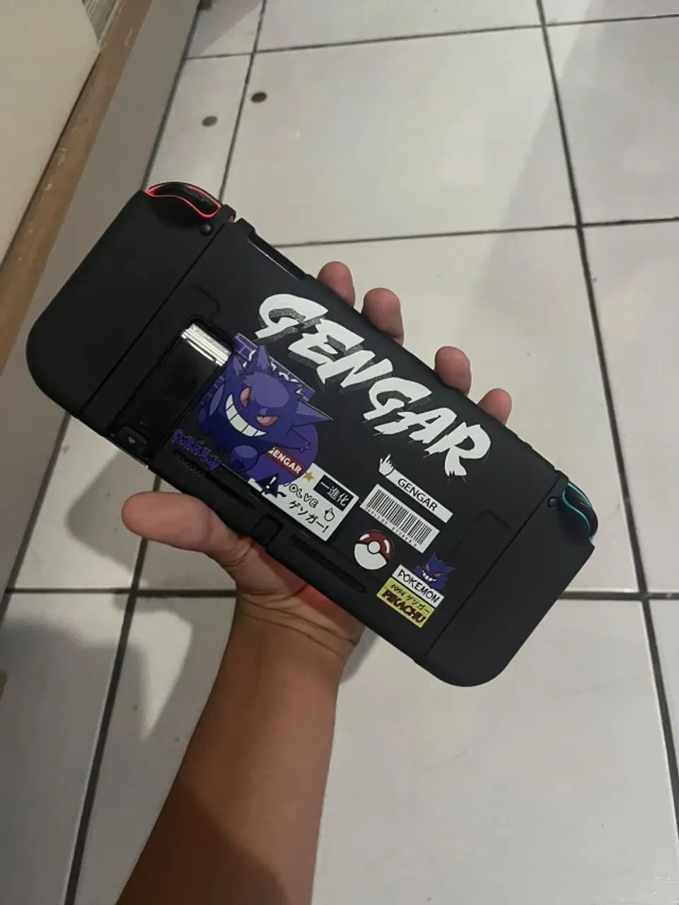 Nintendo switch v2 desbloqueado com joycons hall effect  - Foto 4