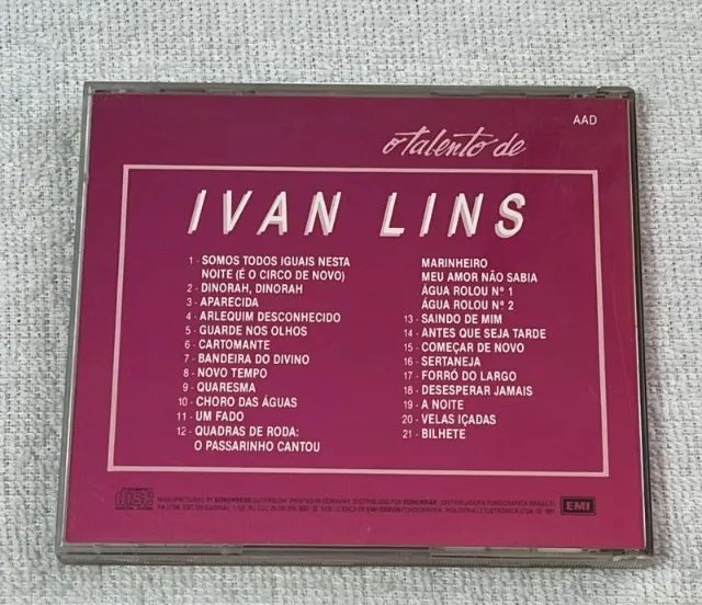 CD O talento de Ivan Lins - Foto 3