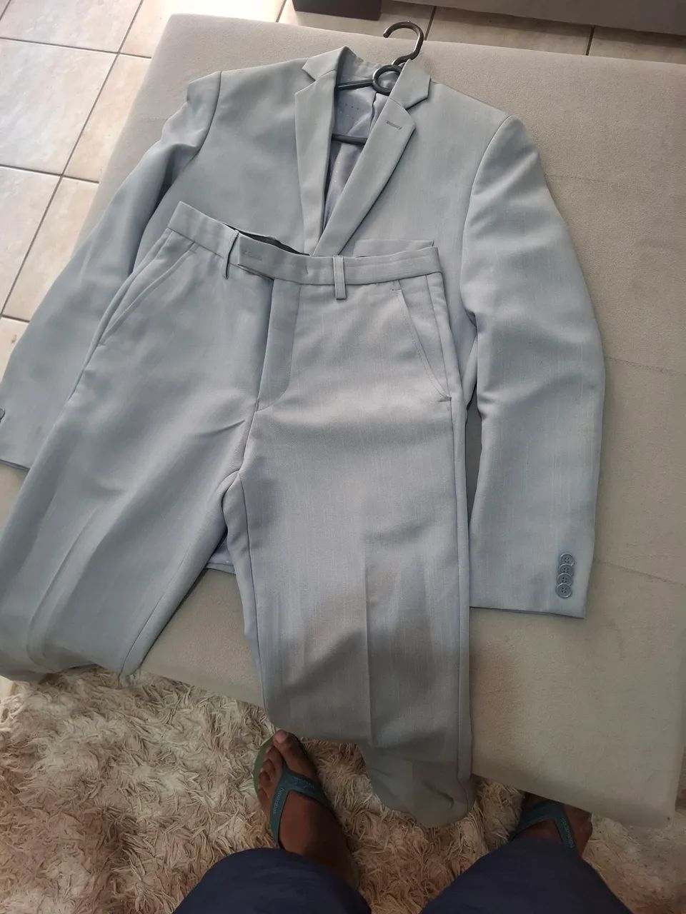 Paletó e calça cinza - TM P - Foto 3