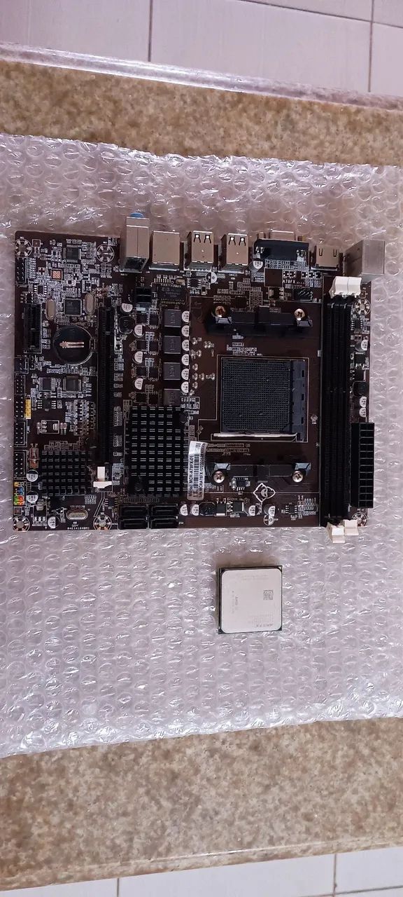 Kit AMD FX Placa e Processador  - Foto 3