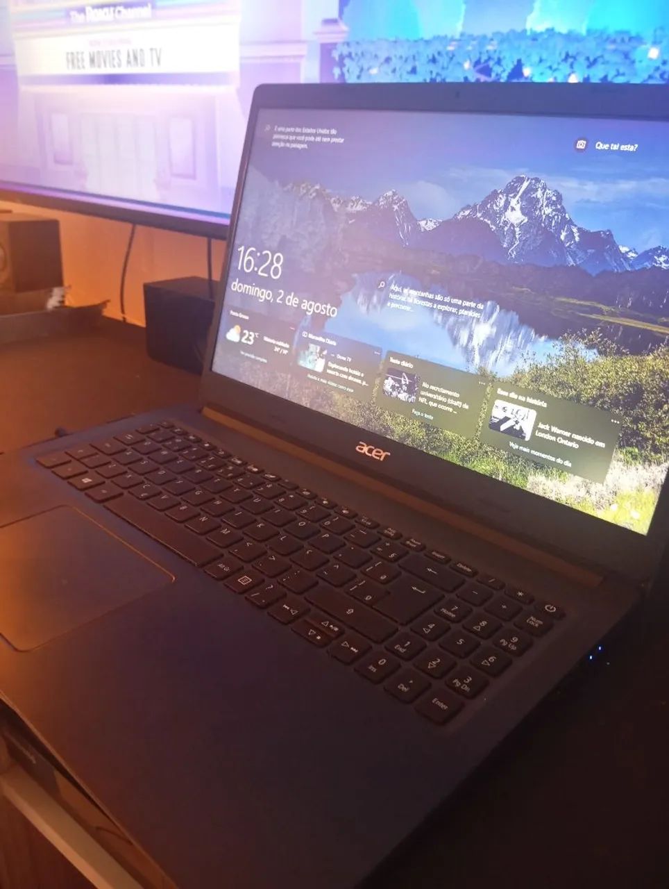 Notebook Acer Ryzen 5, 8gb e Nvme 256gb - Foto 2