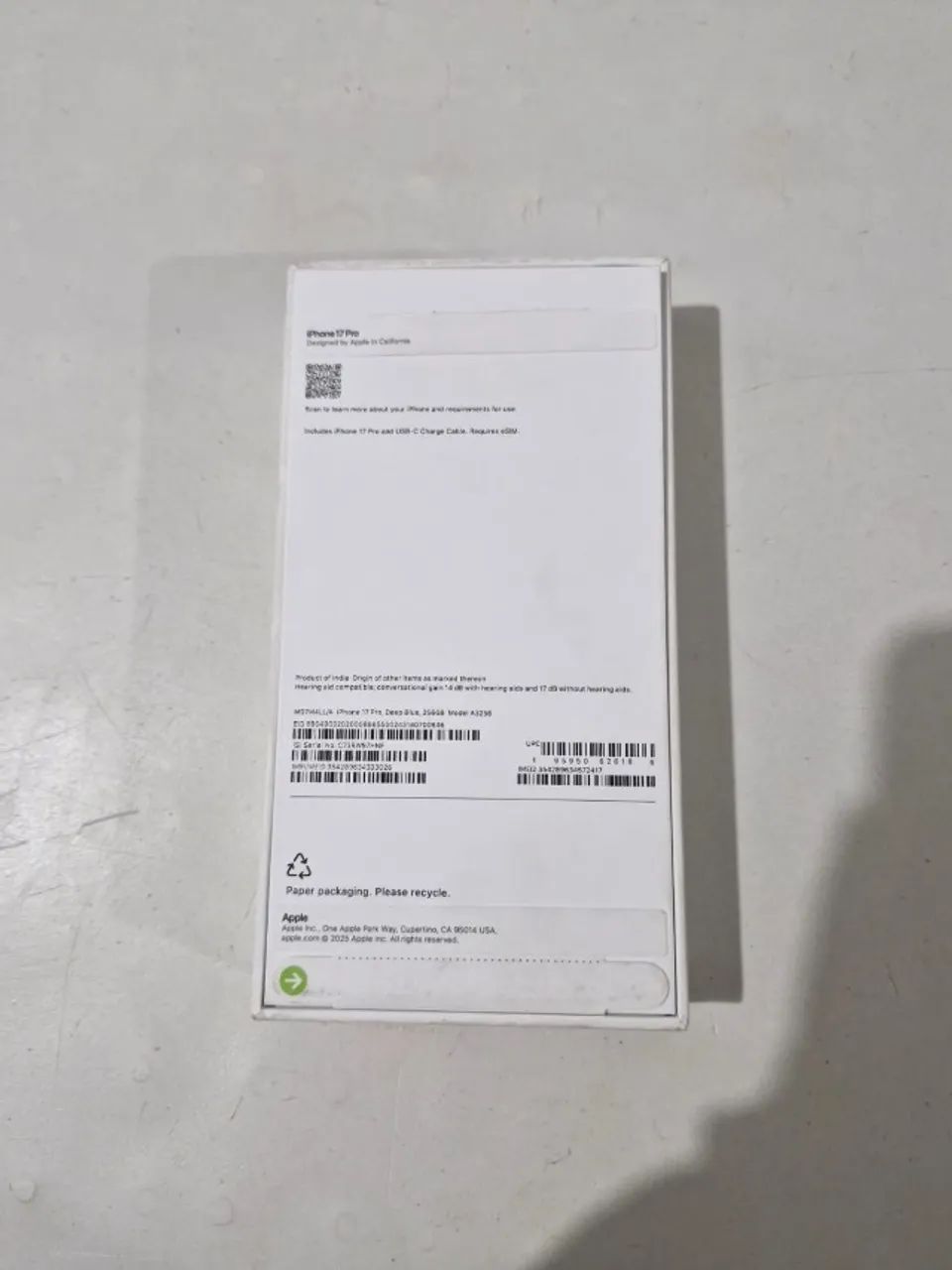iPhone 17 Pro 256GB Azul Profundo - NOVO - Foto 2