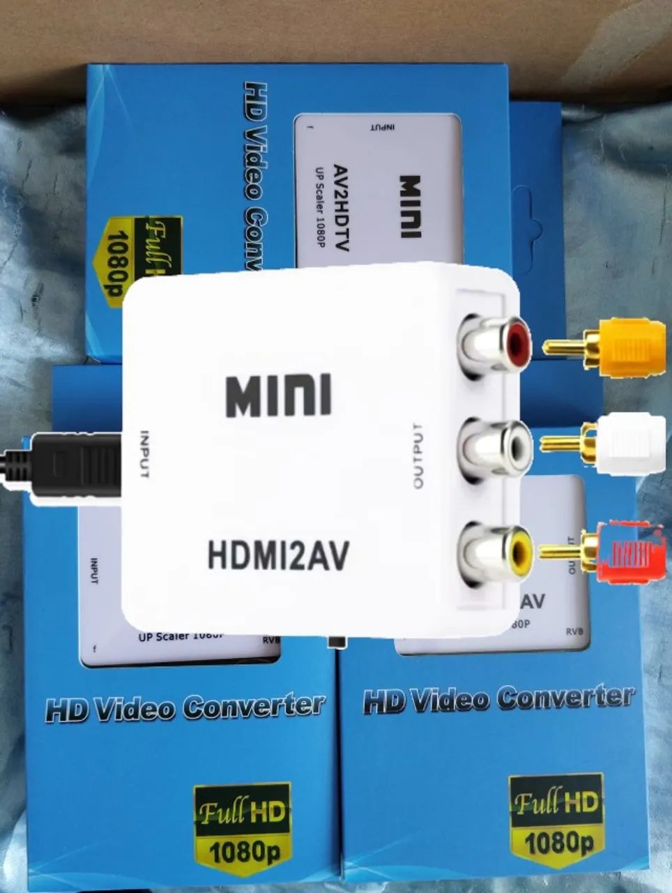 Mini Adaptador Conversor De Video Hdmi Para 3rca