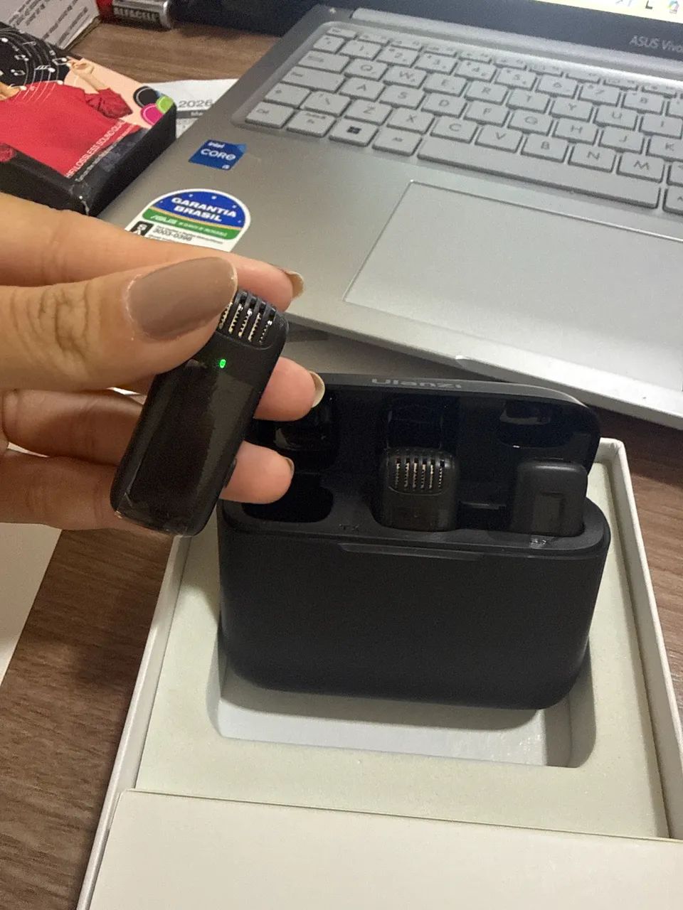 Microfone ULANZI j12 iPhone Lightning nunca usado  - Foto 2