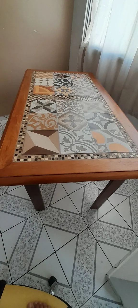 Mesa Artesanal maravilhosa.  - Foto 2