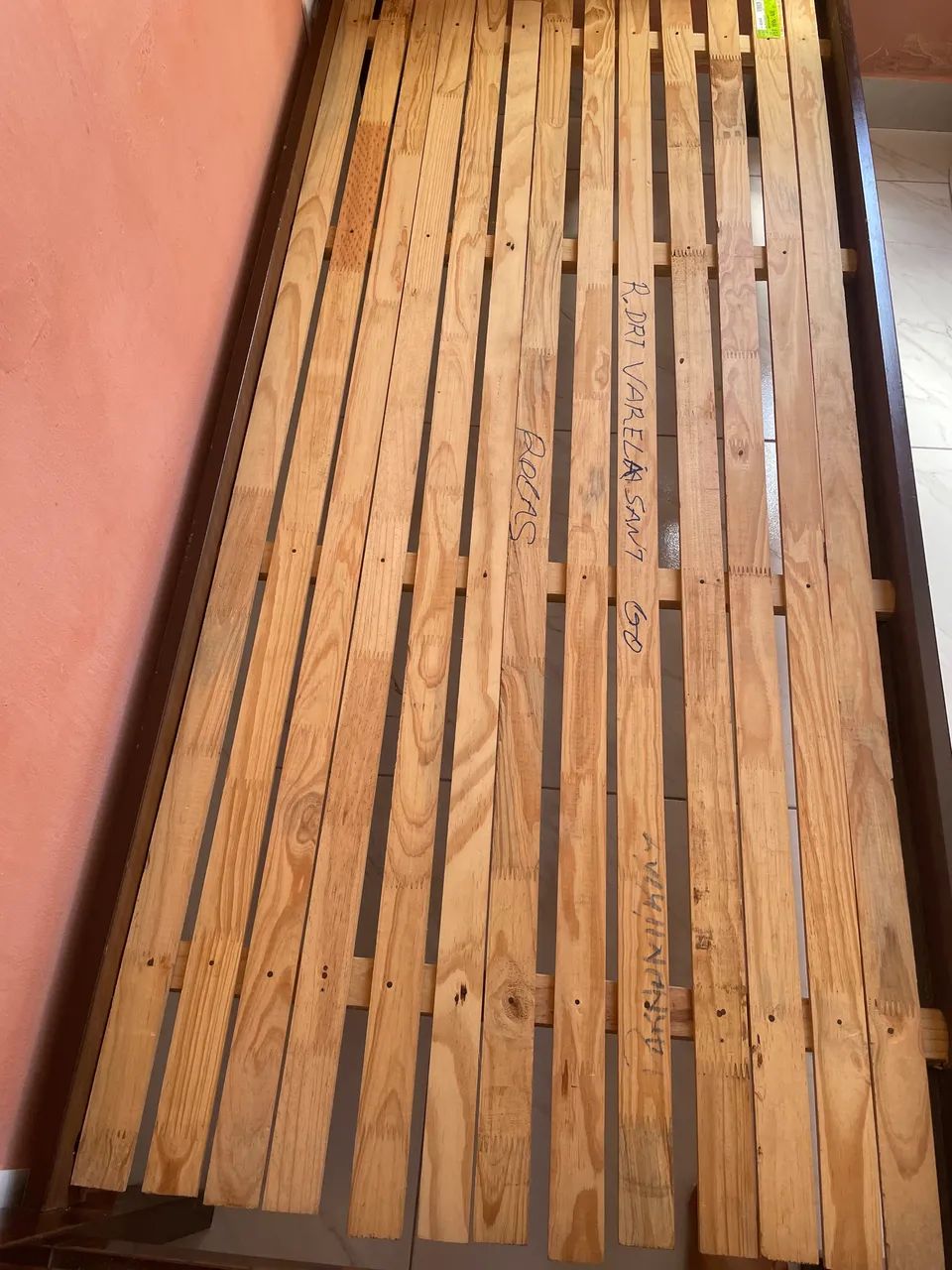 Cama de solteiro madeira - Foto 4