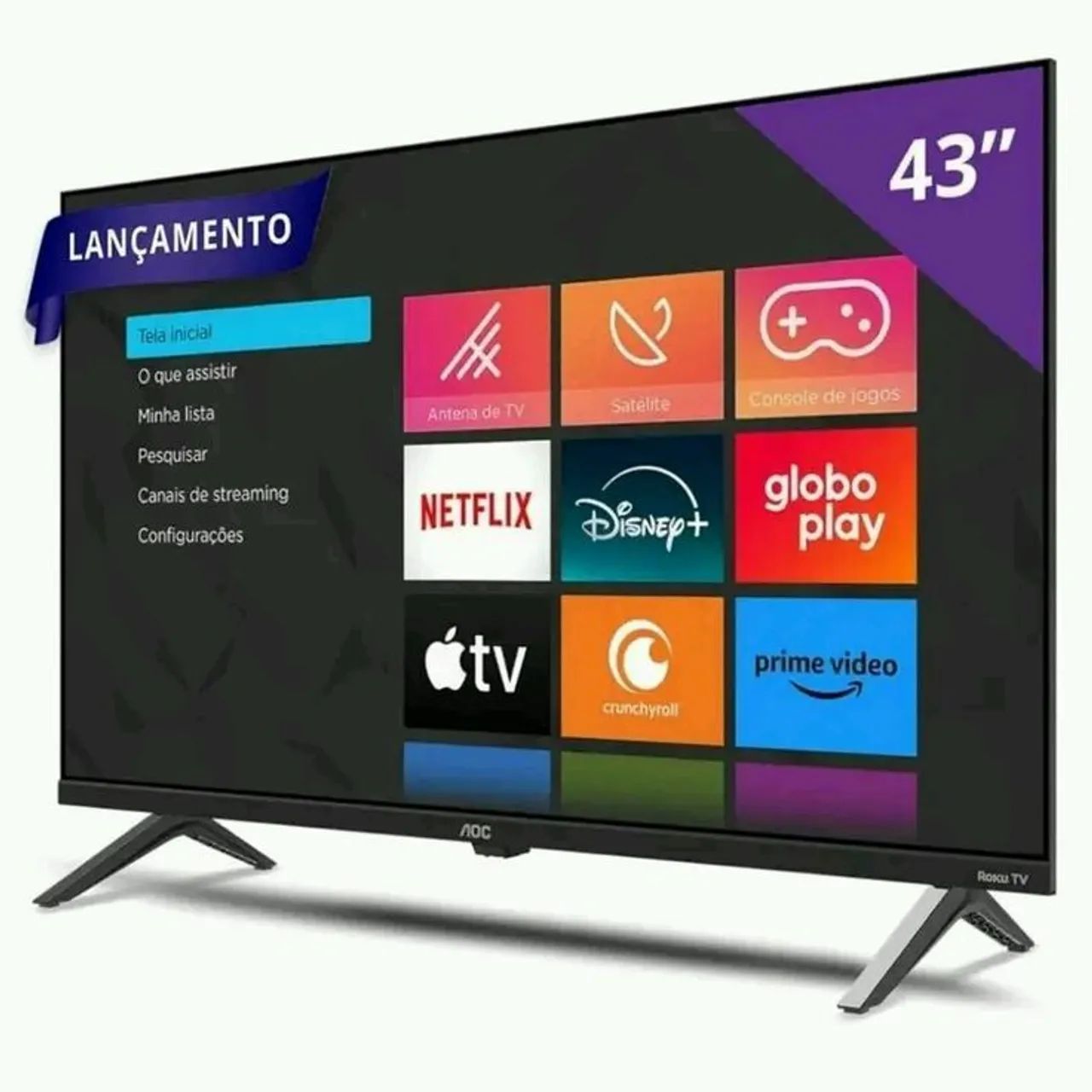 Smart TV 43" AOC FULL LED - Sem detalhes - Foto 2