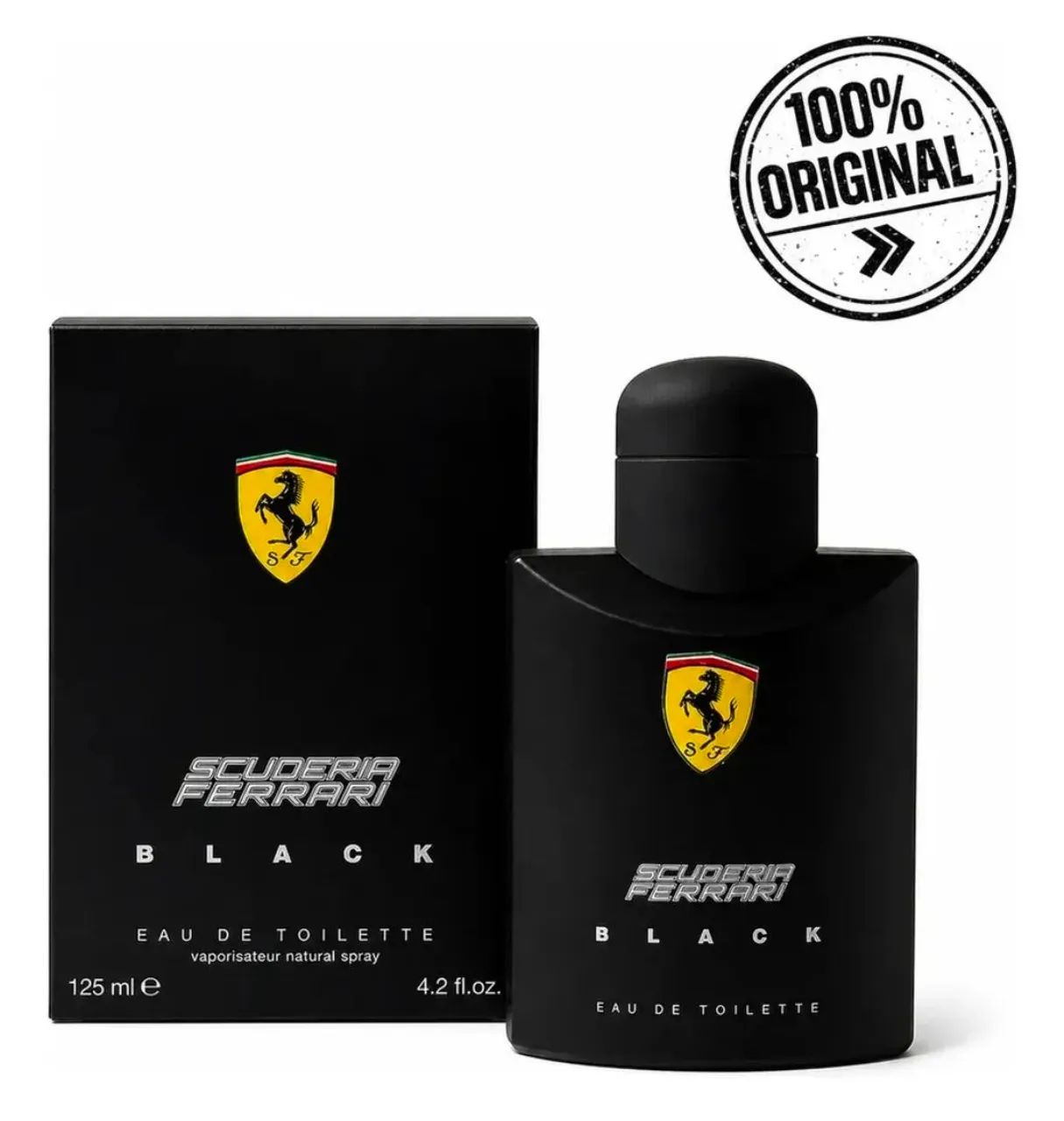 Perfume FERRARI BLACK 125ML (ORIGINAL) LACRADO