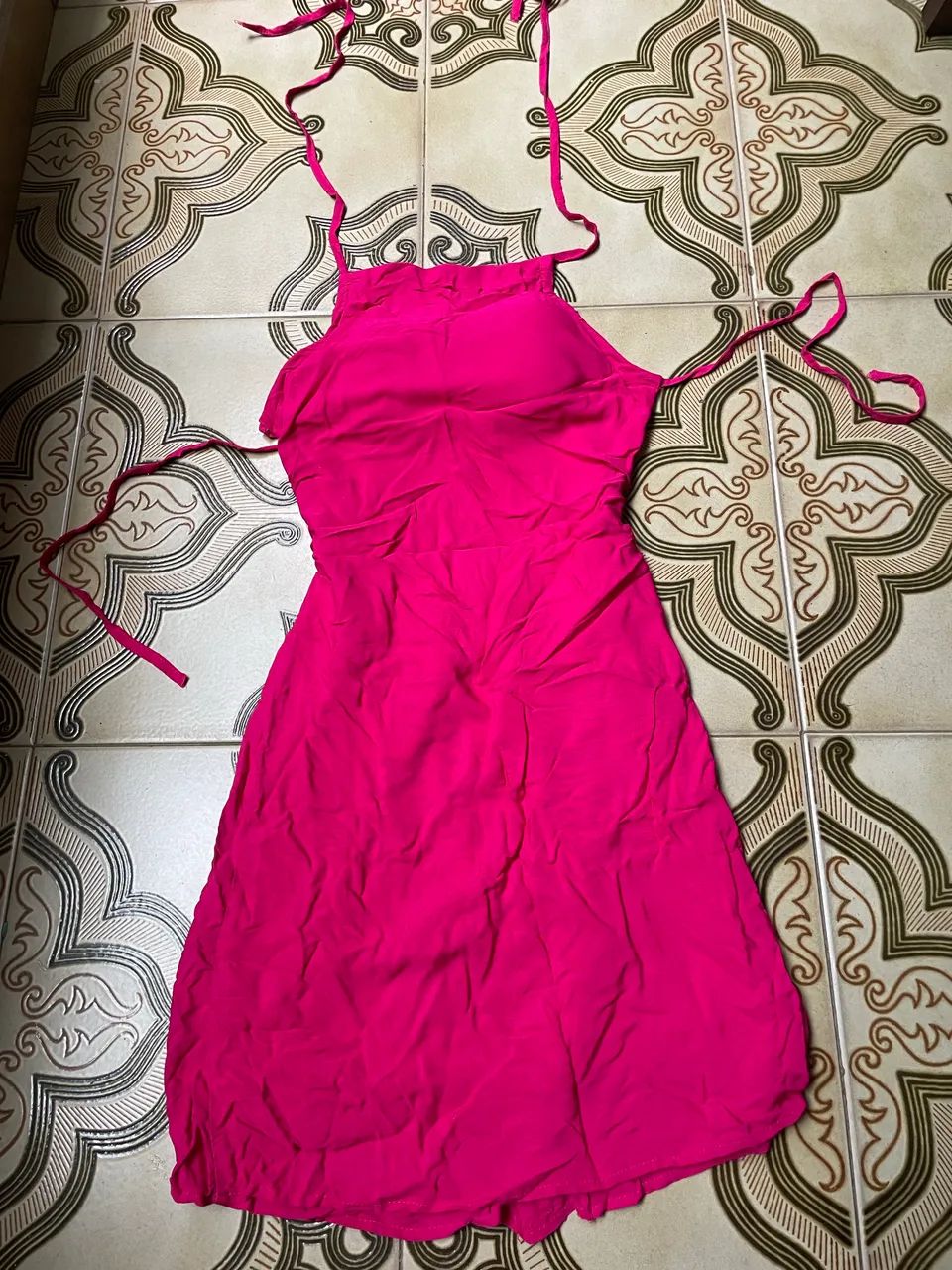 Vestido cor de rosa 