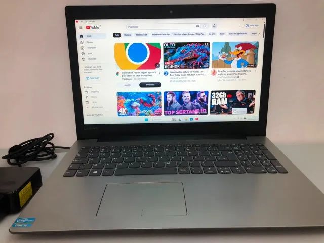 VENDO NOTEBOOK CORE I5-7200U 15.6 POLEGADAS, 8GB MEMÓRIA, SSD250GB, BATERIA BOA, COM GARAN - Foto 2