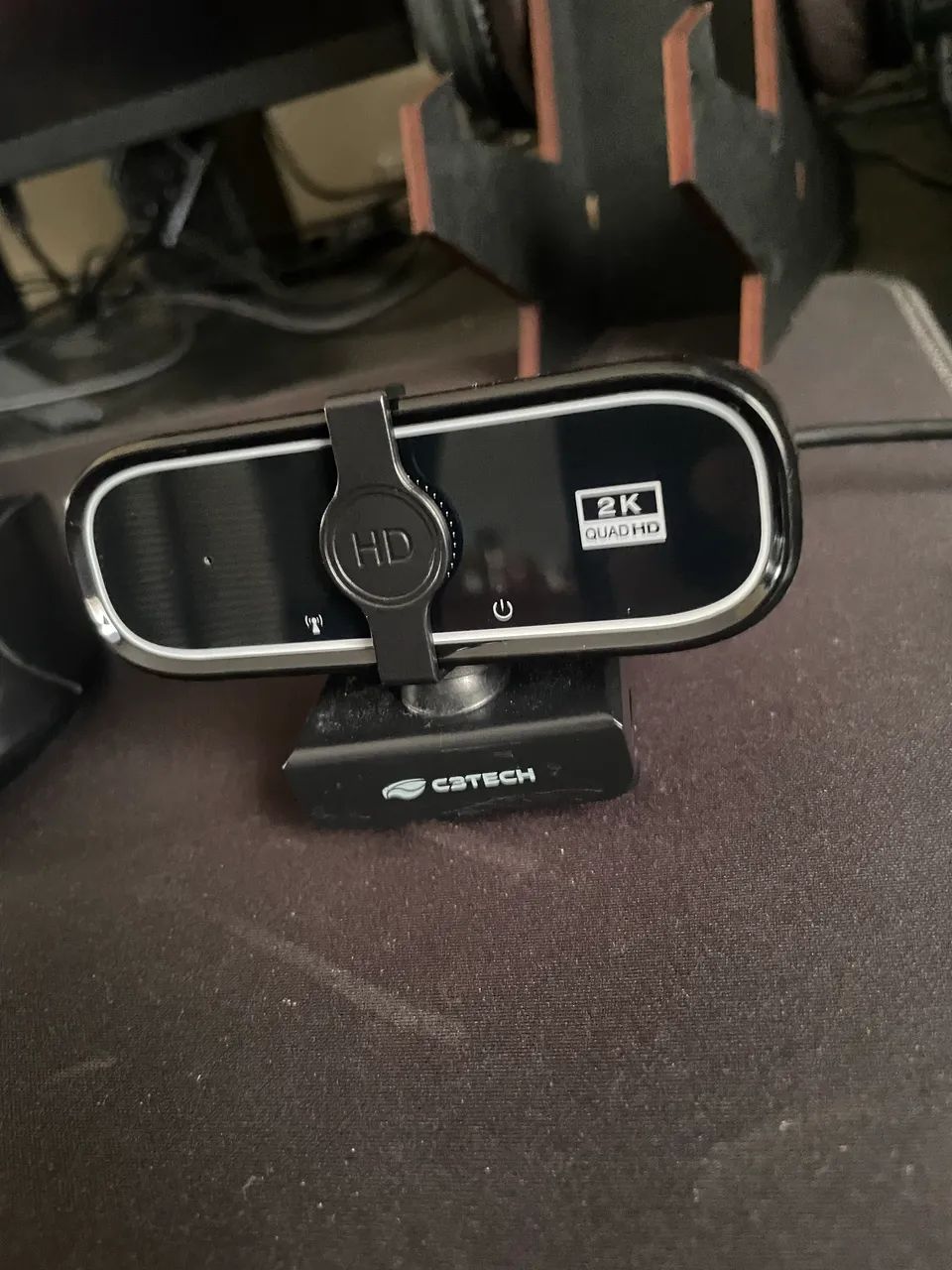 Webcam C3Tech 2K QHD 30FPS Com Microfone Integrado