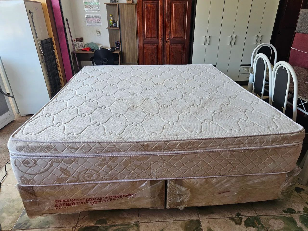 Cama box super king Molas ensacada usada - Foto 5