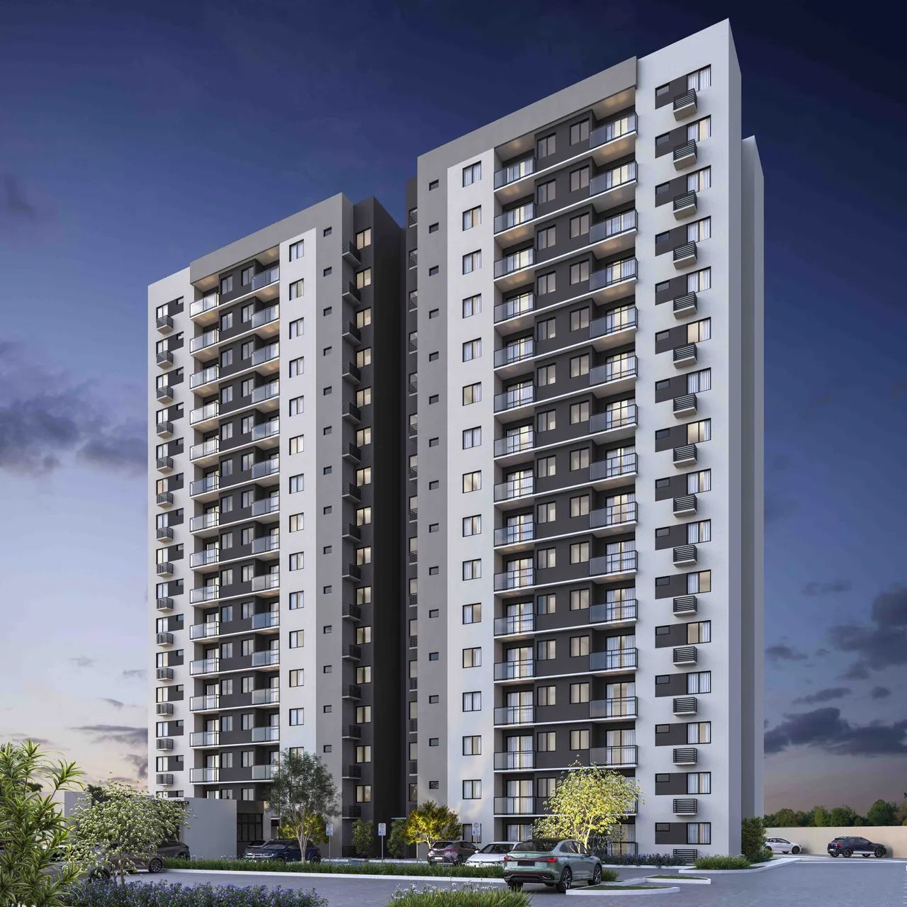 Maris Nova Aruana - apartamentos com varanda e suíte [18354] - Foto 2