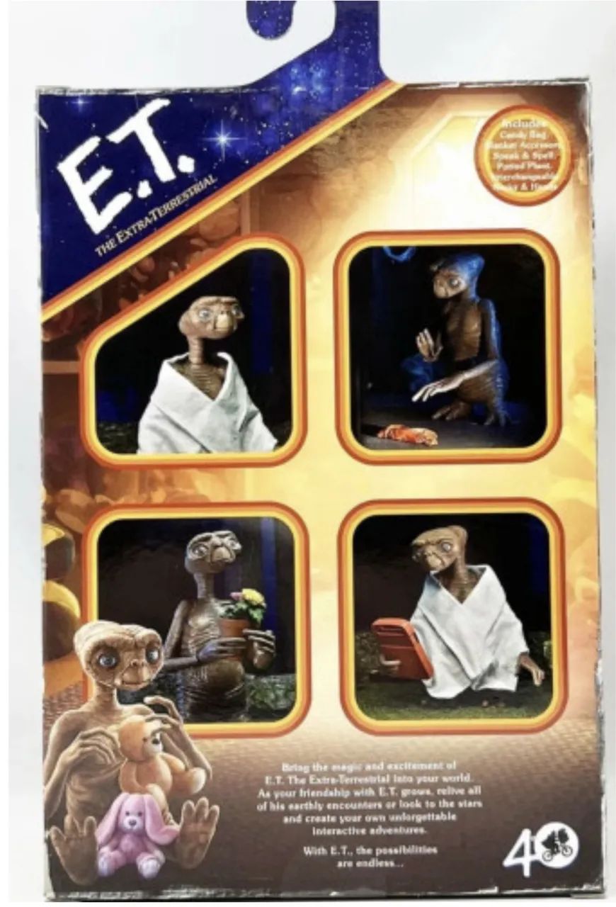 Action figure neca ultimate E.T o extraterrestre, produto novo, importado e original  - Foto 5