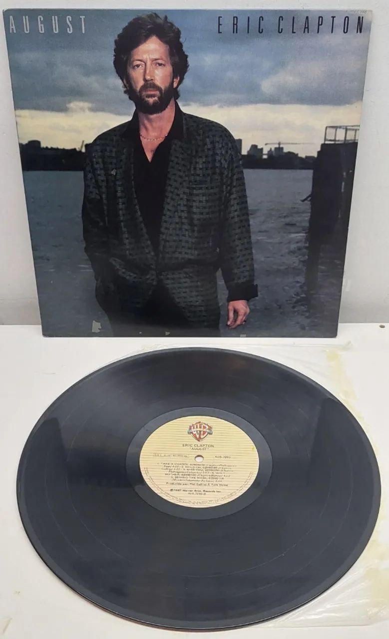 Lp Disco de Vinil - Eric Clapton - August - 1986