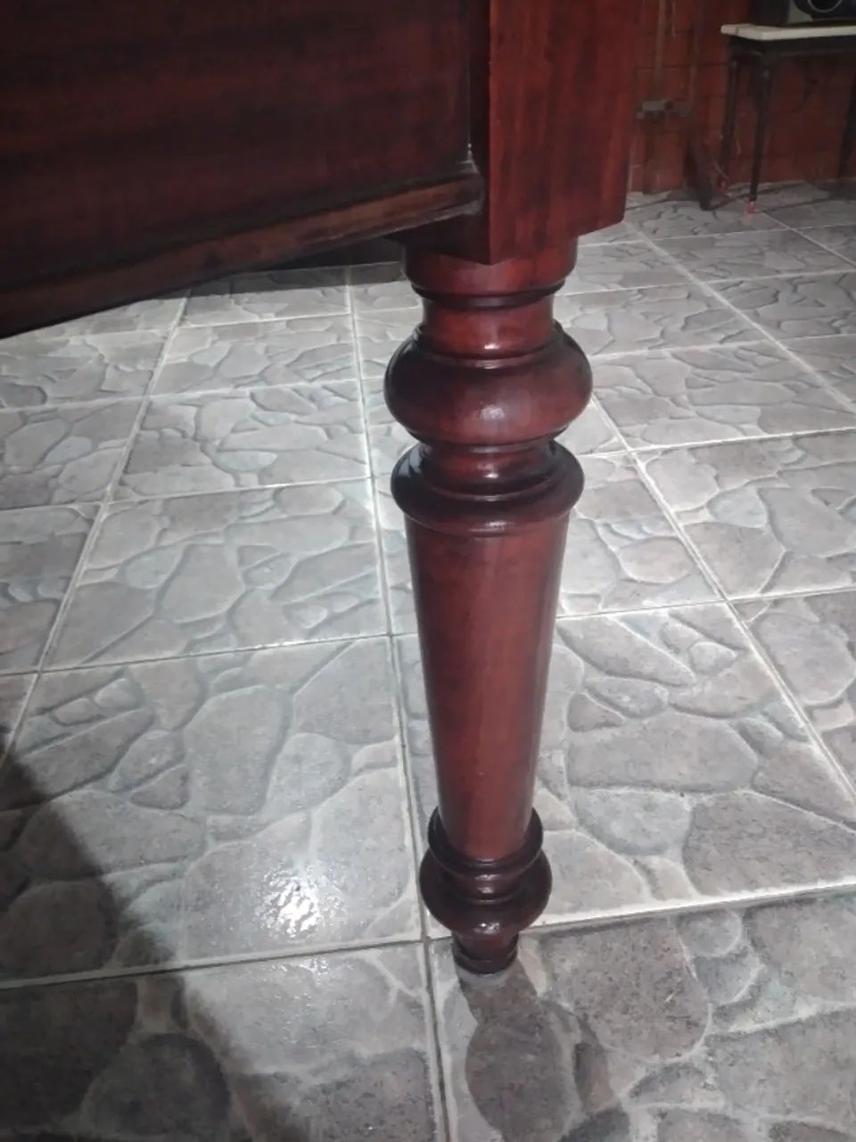 Mesa de jantar séc.19 madeira maciça  - Foto 5