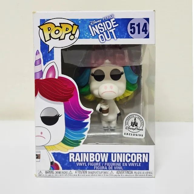Funko Pop Rainbow Unicorn Divertidamente Inside Out 514 Com detalhe na caixa - Foto 2