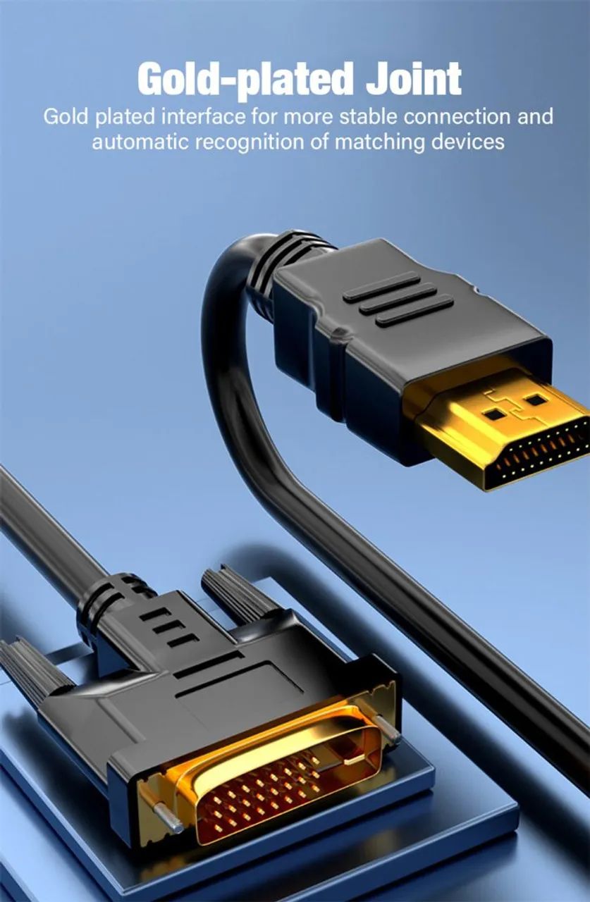 Cabo HDMI para DVI 1 metro  - Foto 2
