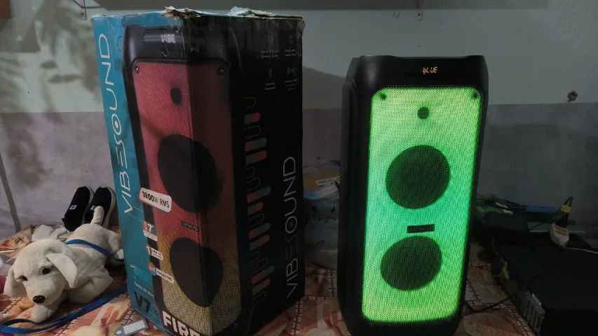Caixa de som VibeSound V7 Fire