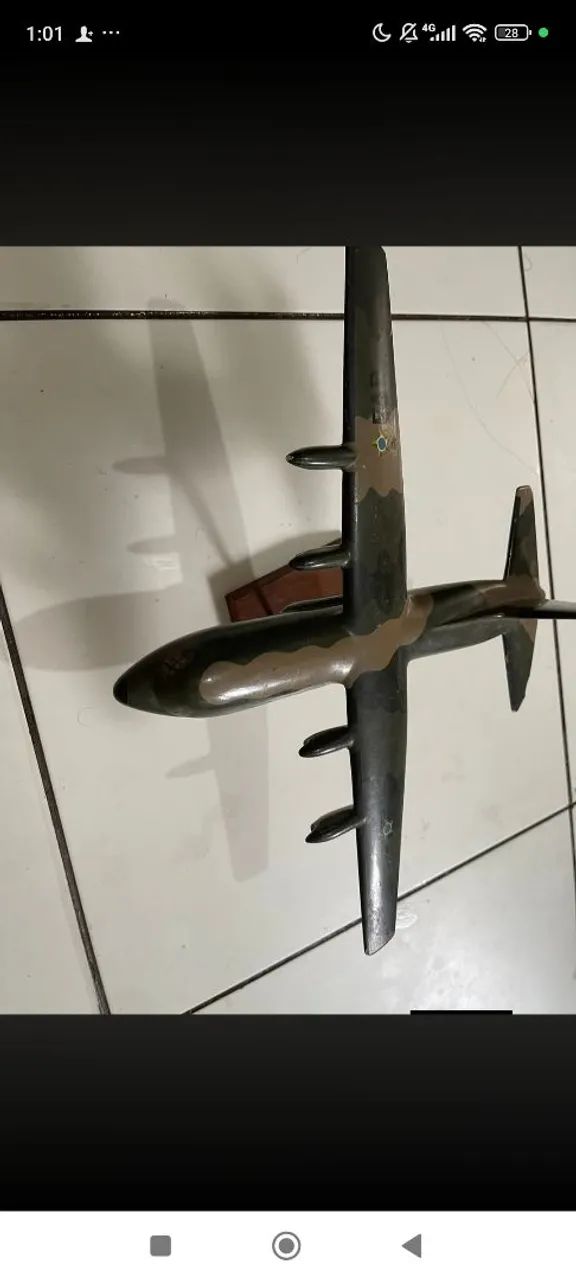 Makete avião resina fab - Foto 2