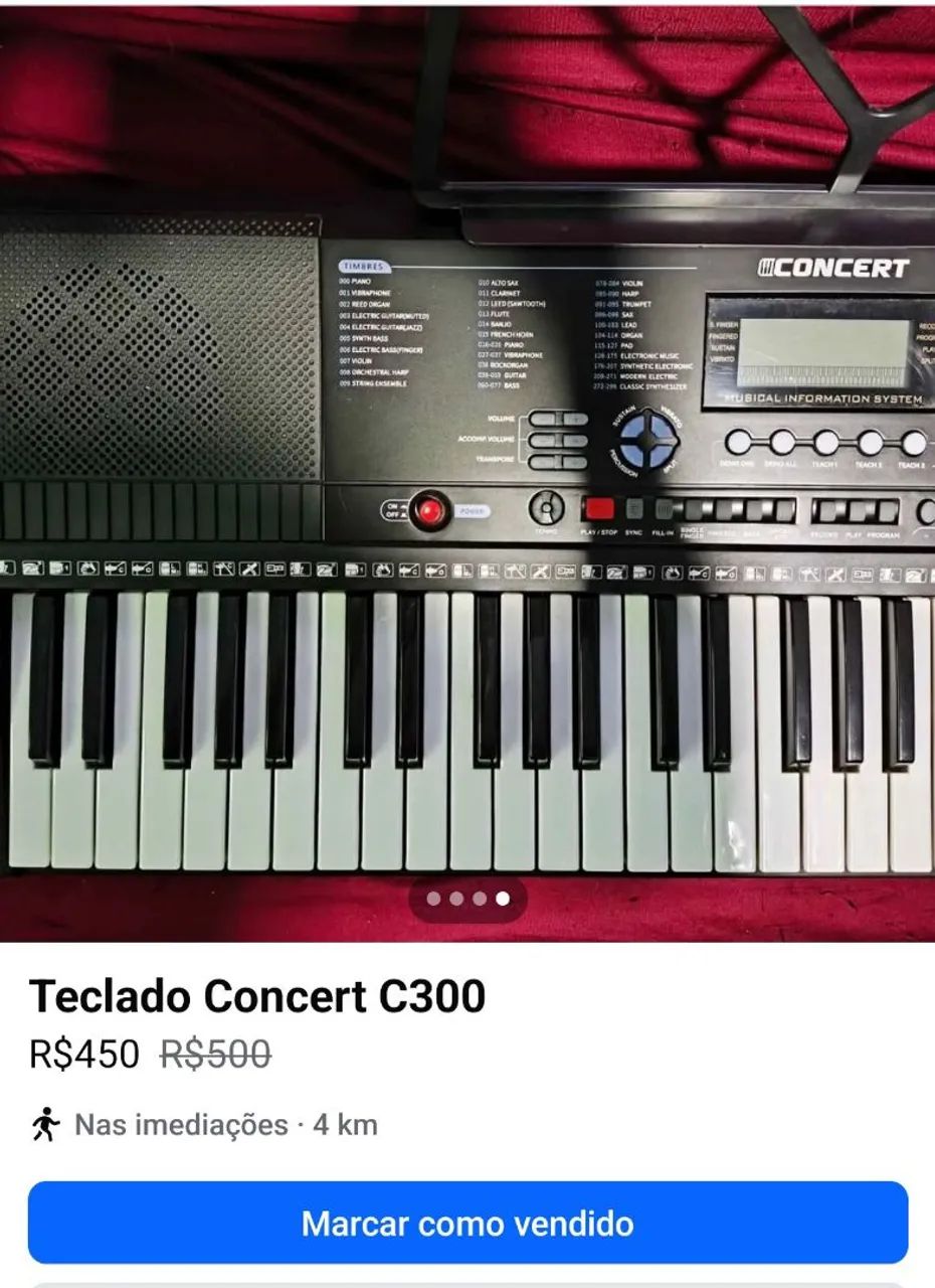 Teclado Concert C300 - Foto 2