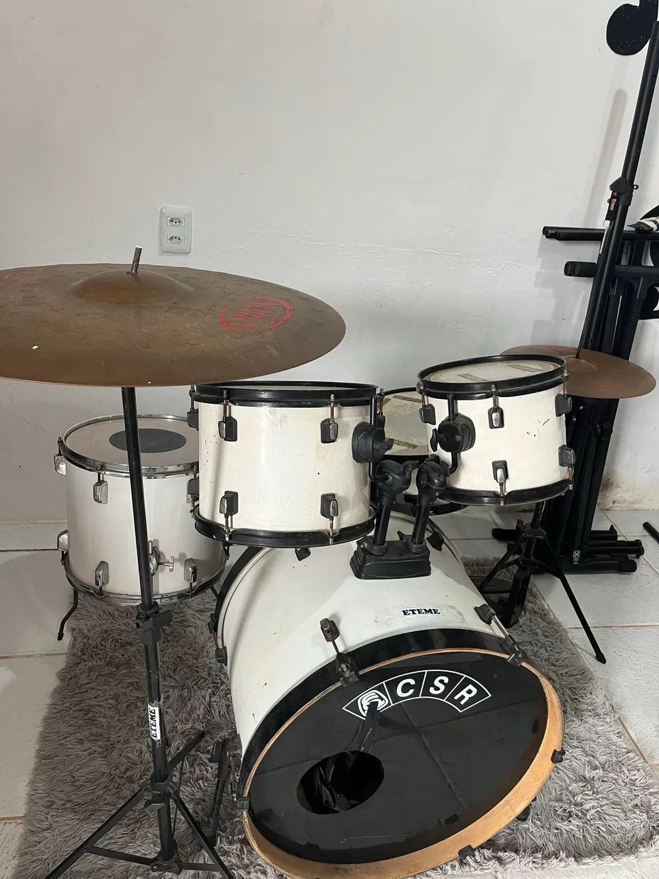 Bateria acústica completa 