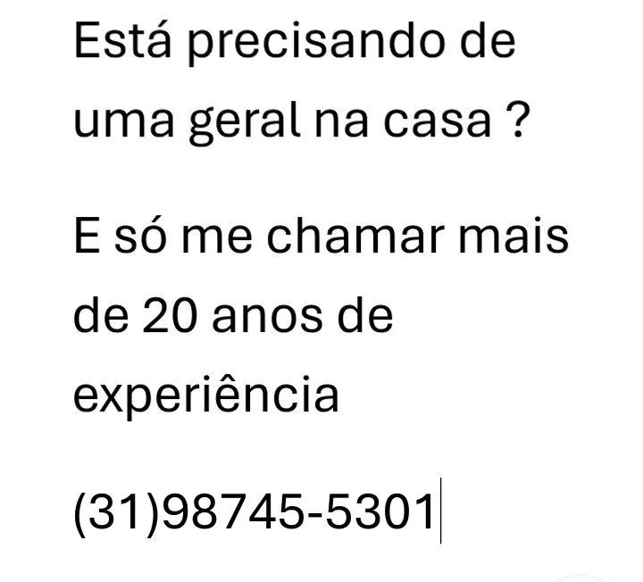 Faxineira 