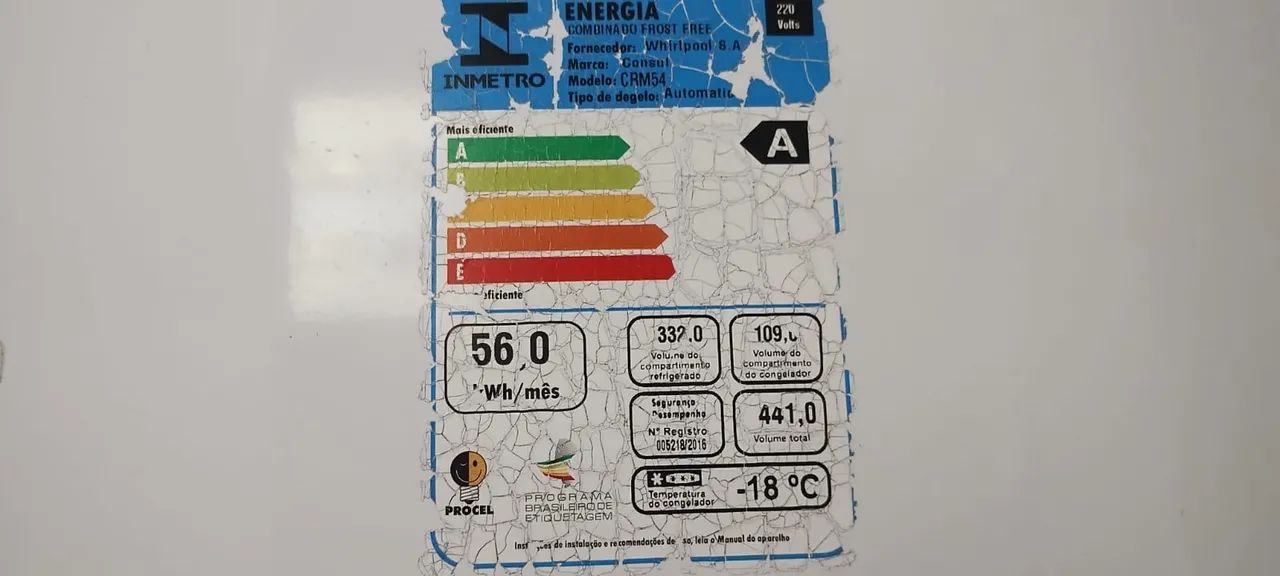 Geladeira cônsul 