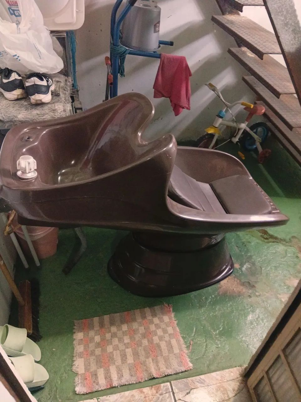 Lavatório para salão com estofado - Foto 2