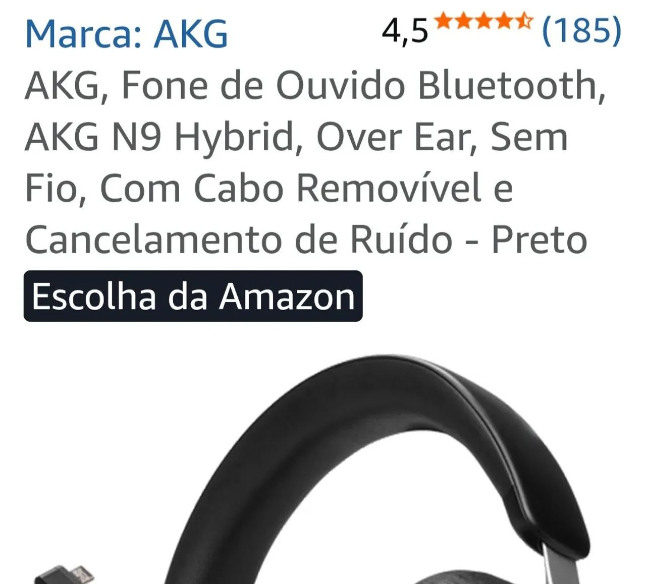 Fone de ouvido Bluetooth AKG - Foto 4