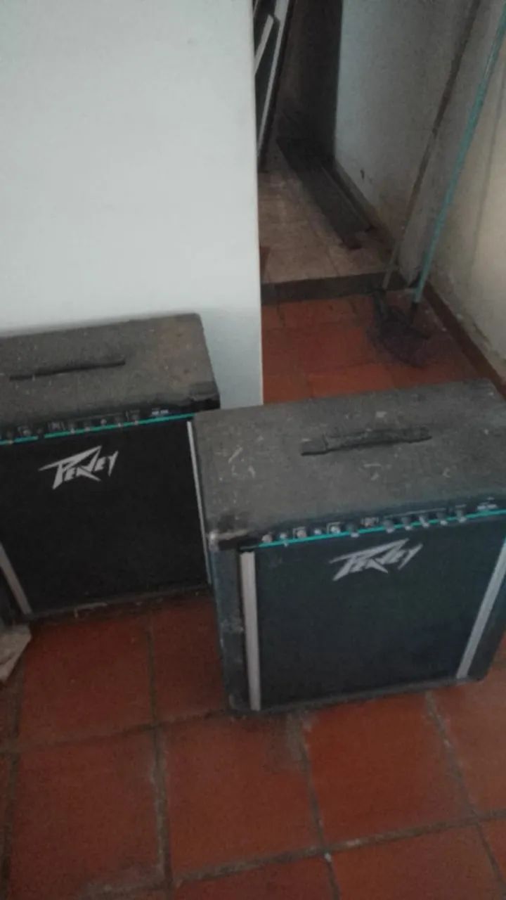 2 CAIXAS DE SOM POTENTES PEAVY