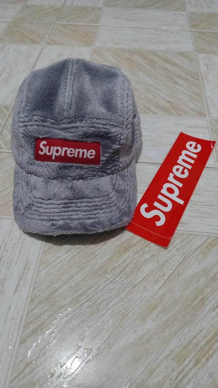 Boné supreme fleece five panel novo único no Brasil 