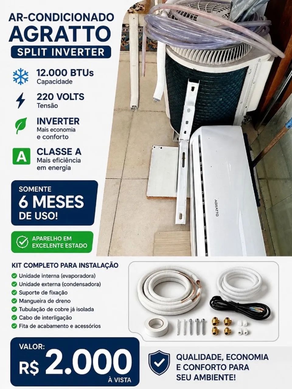 Vende-se Ar condicionado 