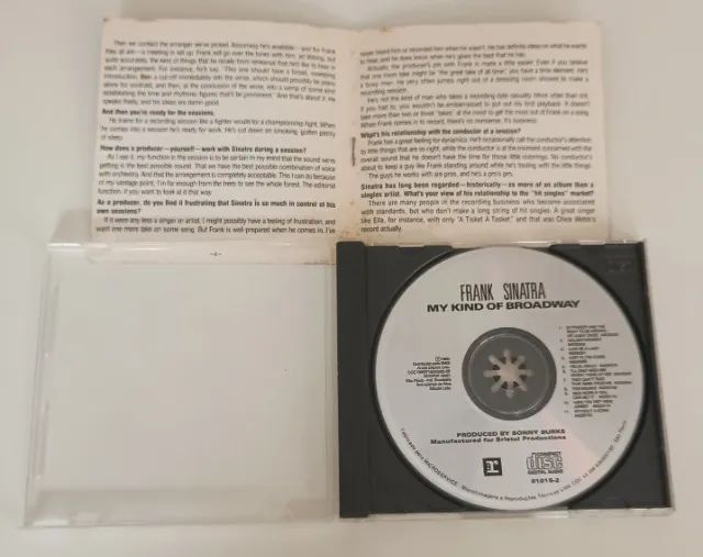 CD - Frank Sinatra - My Kind Of Broadway (Original) - Foto 4