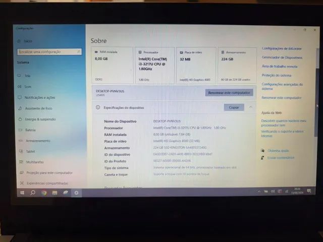 Notebook Touchscreen i3 8GB SSD 256GB WIN - Foto 2