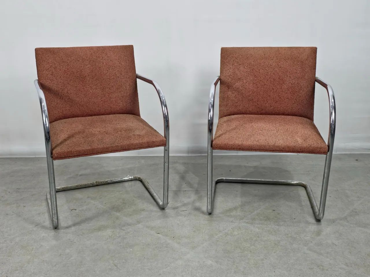 Conjunto de 4 cadeiras década de 70- ludwig mies van der roje