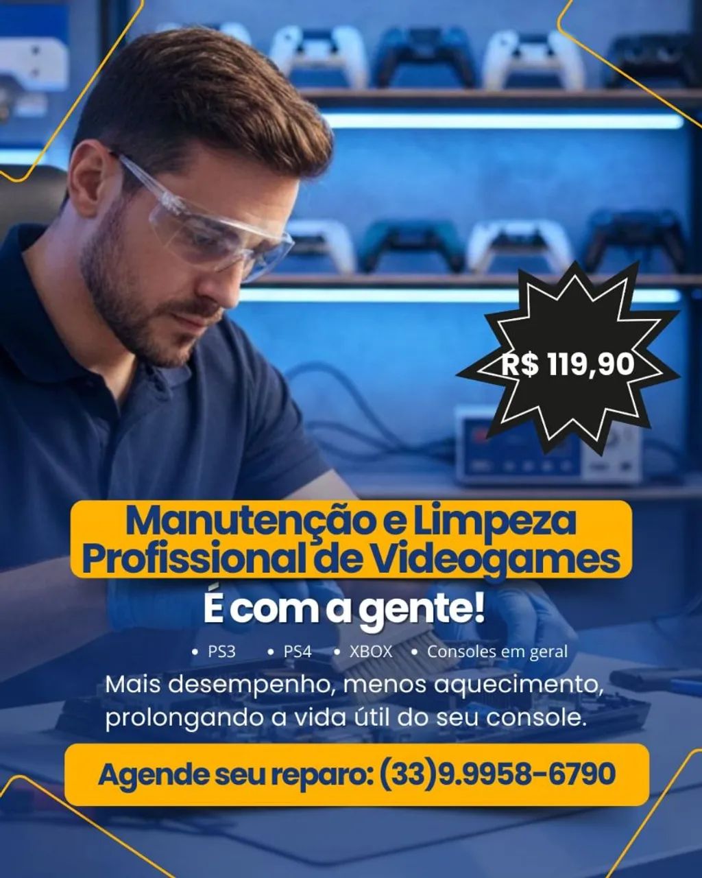Manutenção e Limpeza 80,00$