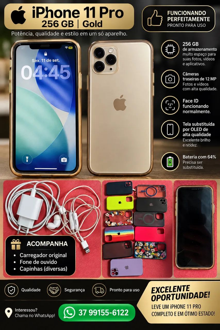 IPHONE 11 PRO GOLD 256GB