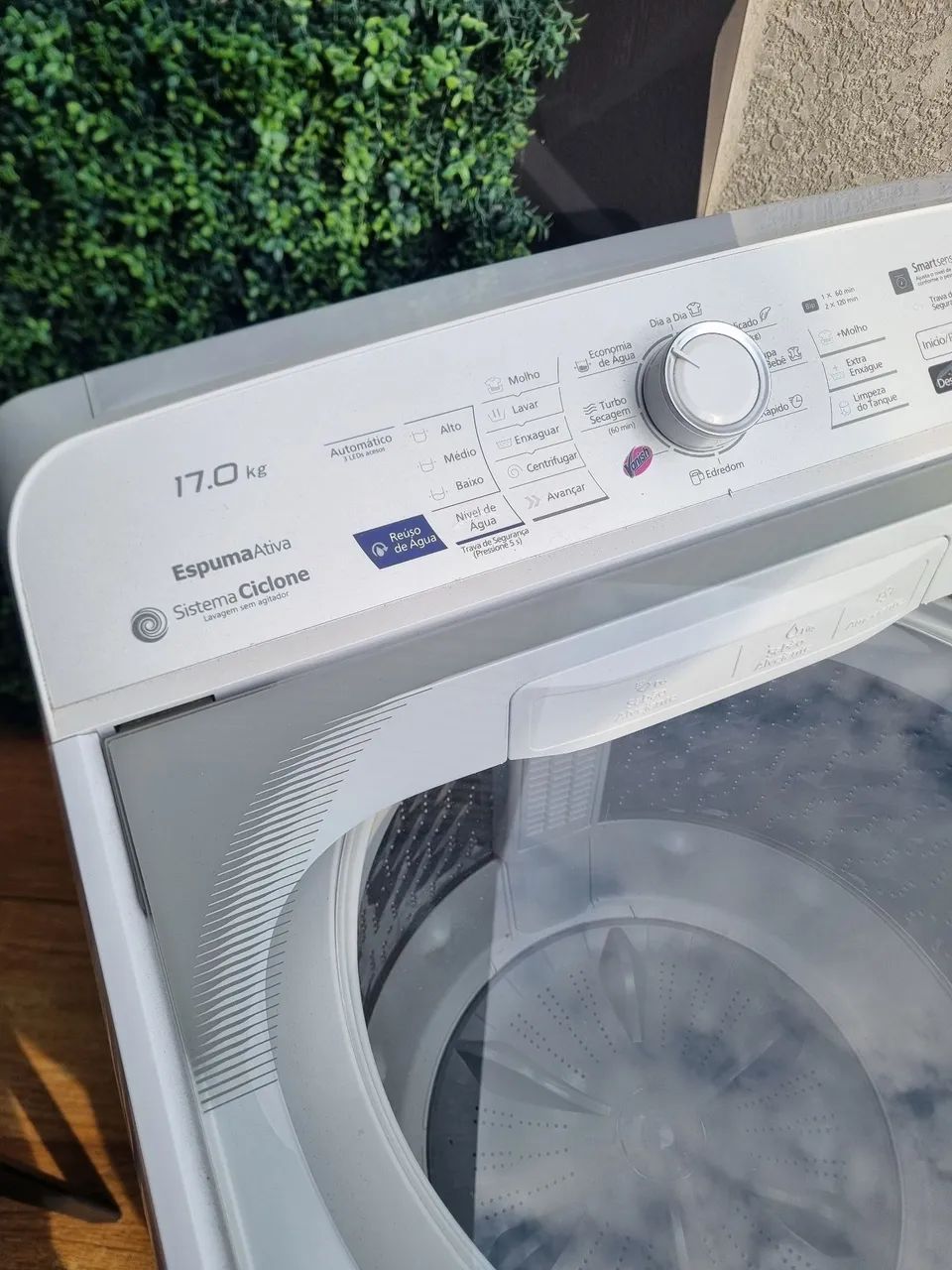Máquina panasonic 17 kg semi nova impecável  - Foto 3