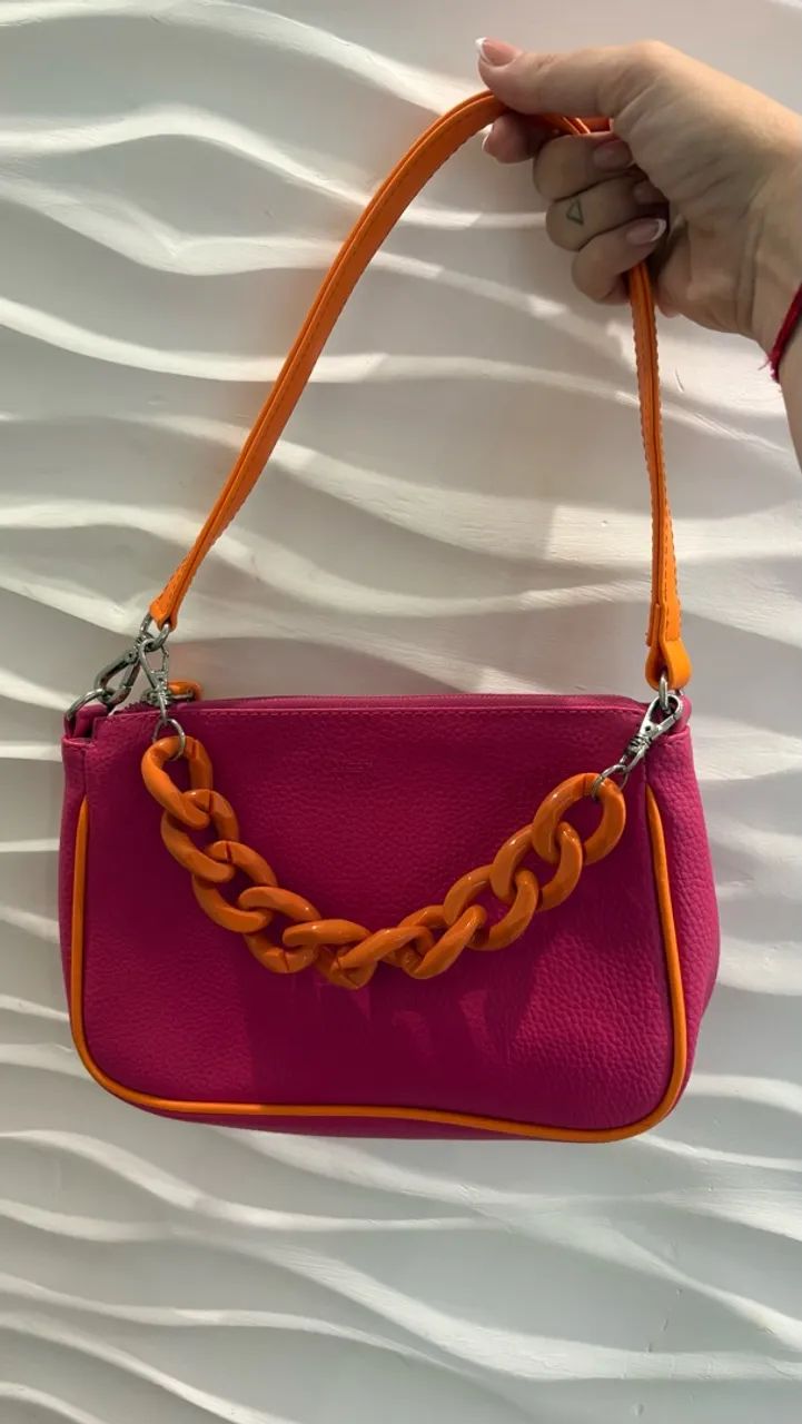 Bolsa baguete Arezzo