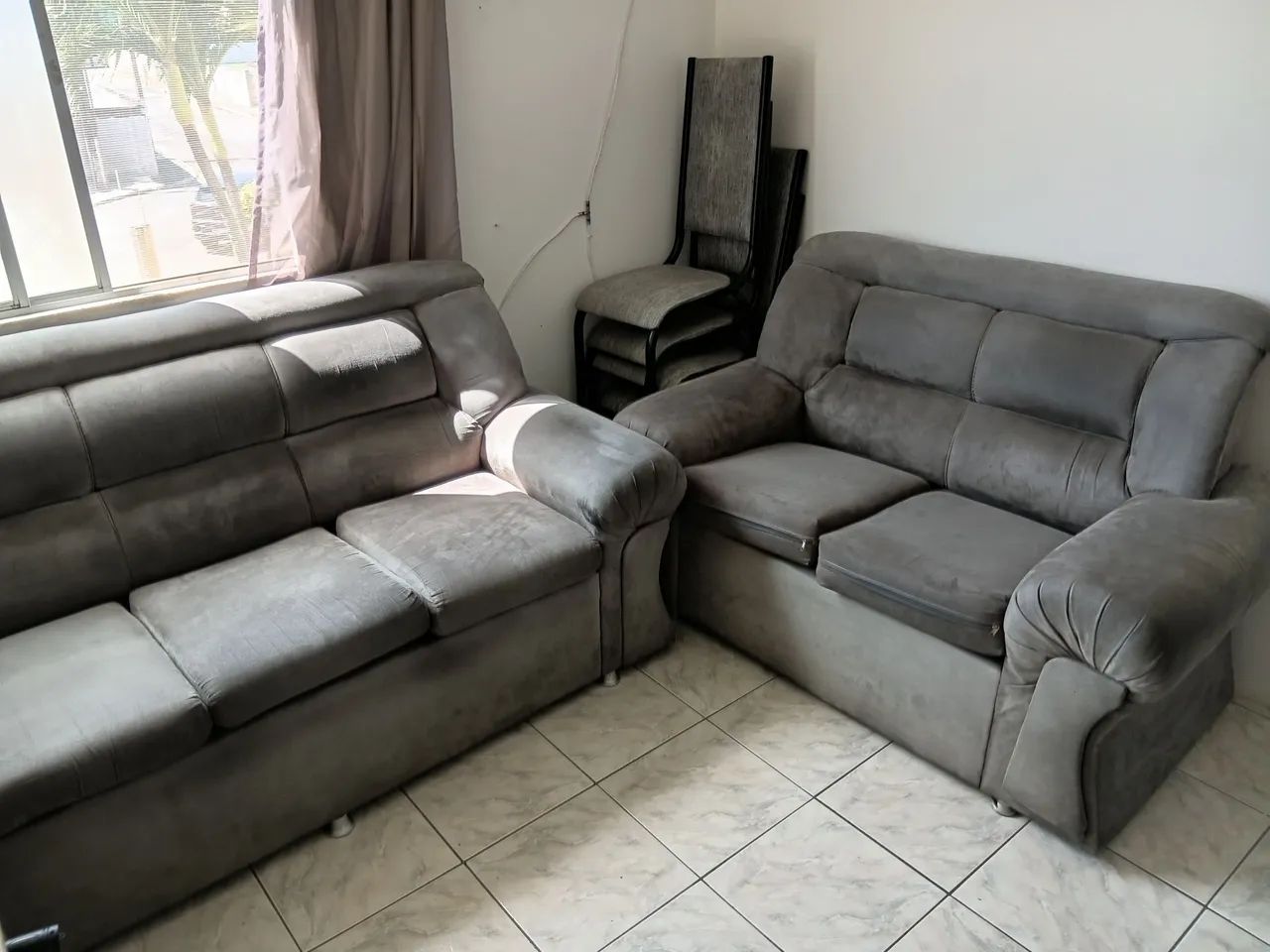 Jogo de sofá conservado e de boa qualidade  - Foto 2