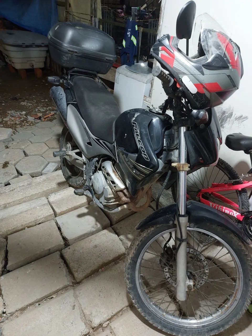 Moto Honda Falcom 400 pra TROCA