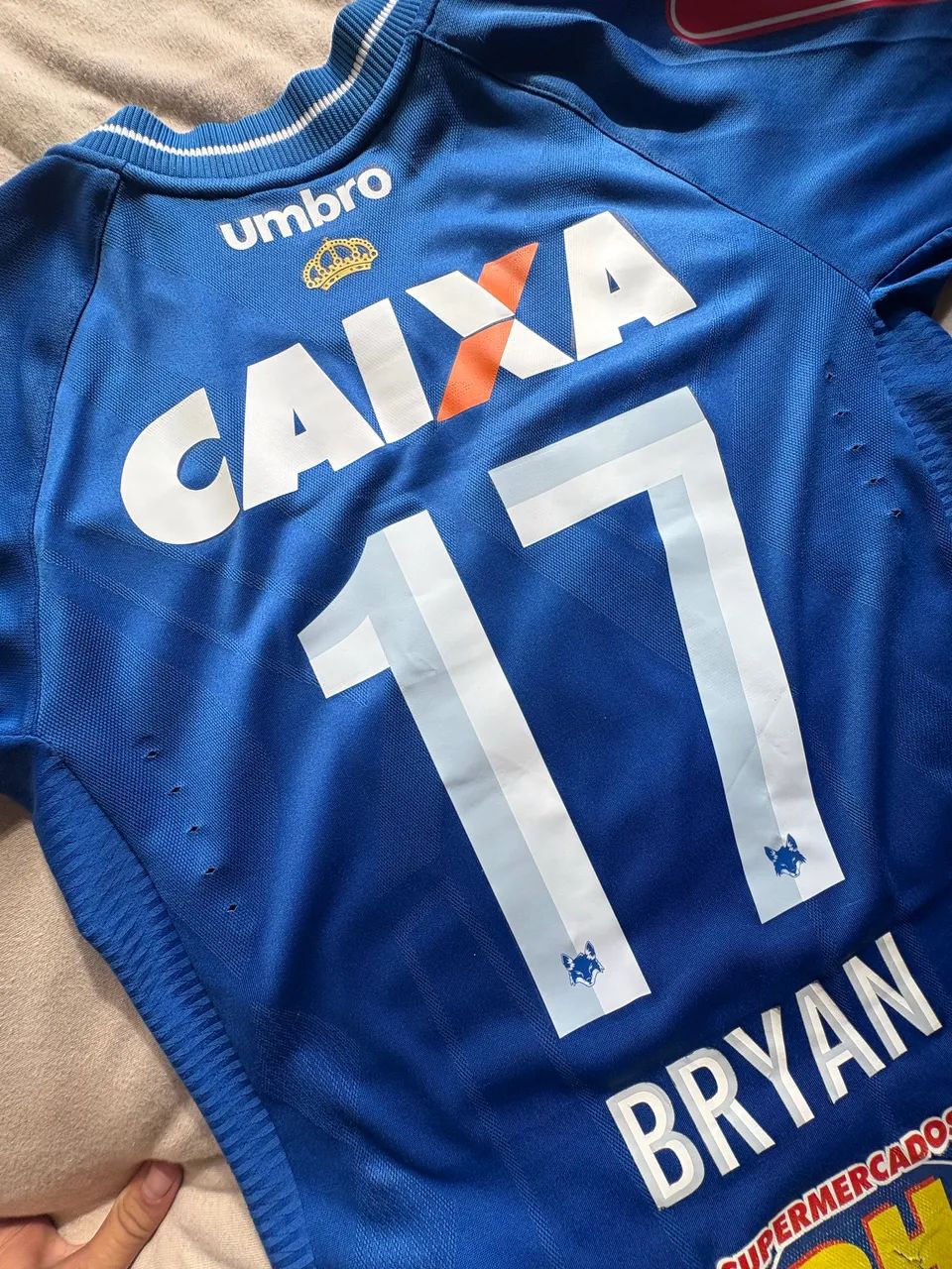 Camisa Cruzeiro de jogo 2017 M  - Foto 4