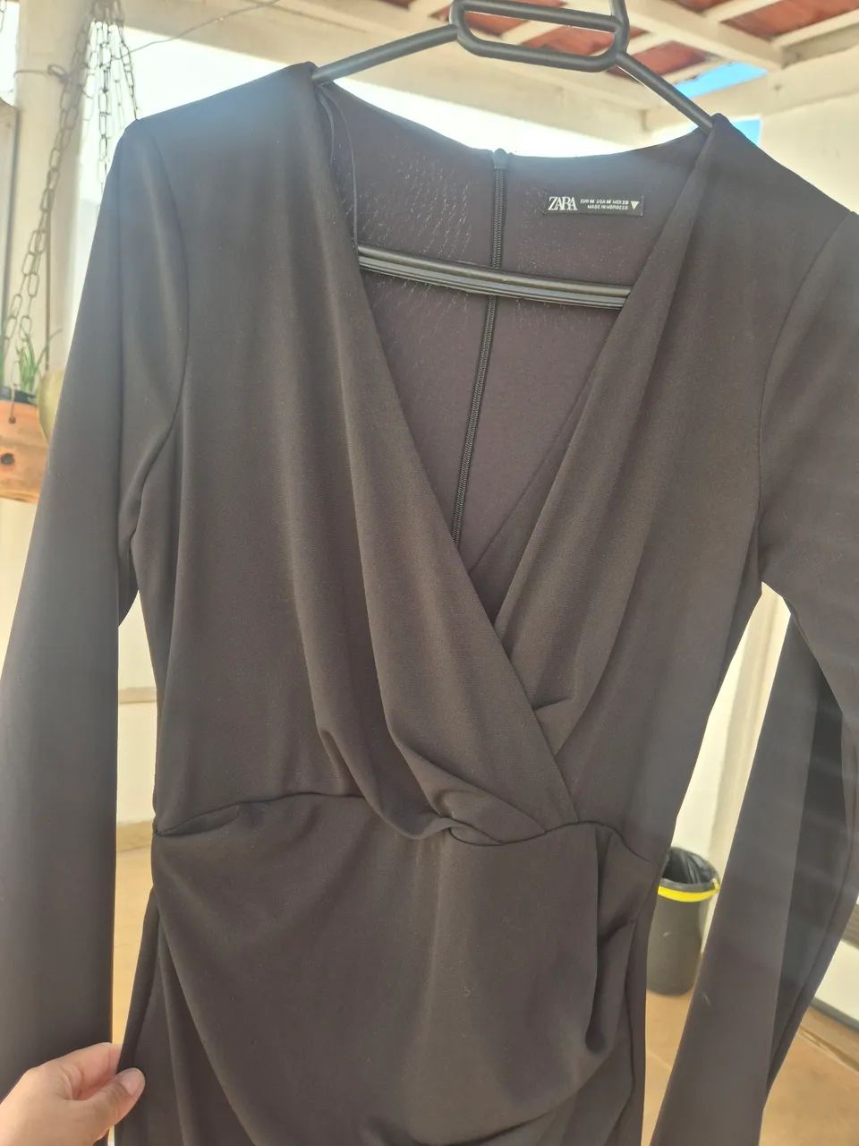 Vestido Zara preto manga longa P - Foto 5